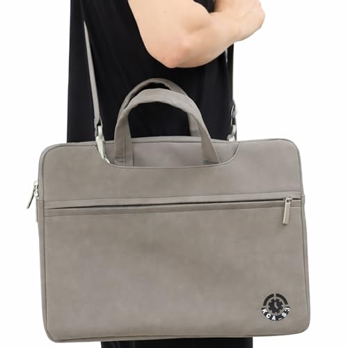 Dark Grey Laptop Shoulder Bag 15-16 Inch ONLY MacBook Pro 15 16 Air 15 M2 Dell XPS 15 G15 Gaming HP ProBook 450 Lenovo ThinkPad E15 T15 ASUS TUF Gaming A15 Acer Nitro 5 Business Professional - color: Dark Grey, size: Large 15-16 Inches