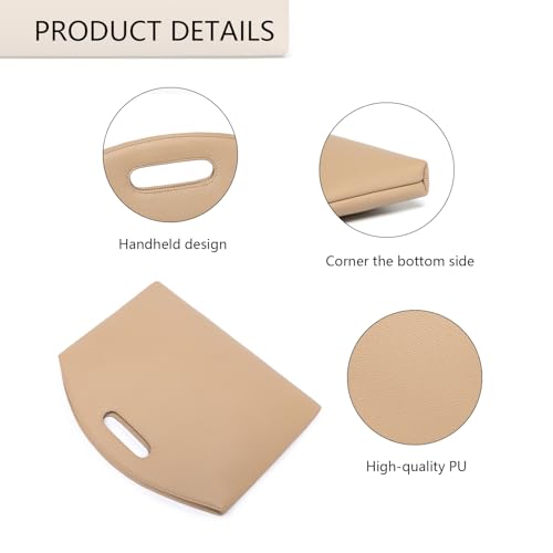 Official Document Computer Bag Stylishly Sleek with Multiple Compartments and Easy to Carry Design - color: Sandy/Pu