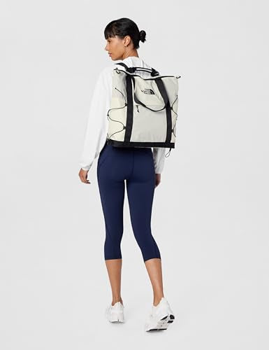 THE NORTH FACE Borealis Tote Bag | Over Shoulder & Backpack Carry Options, Water Repellent, 16" Laptop Sleeve - color: Gardenia White/Tnf Black-npf