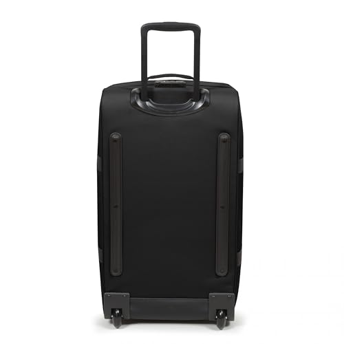 Eastpak Tranverz M – 78L Large Wheeled Luggage with Dual Compartments, TSA Lock, Compression Straps & Smooth-Wheeling System, Black - color: Black, size: 78 Liter Checked Bag