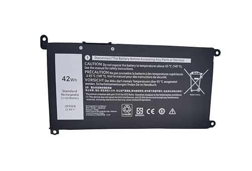 JPFMR Laptop Battery Replacement for Dell Chromebook 3100 3400 2-in-1 5488 5493 5593 P90F Series Notebook 0JPFMR 7MT0R 7MTOR 16DPH 7T0D3 07T0D3 DN33X RDNP5 65N6H [11.4V 42Wh]