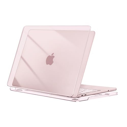 MOSISO Compatible with MacBook Neo Case 13 inch 2026 A3404 A18 Pro Chip | Scratch-Resistant Ultra-thin Protective Hard Shell Case Cover, Crystal Blush - color: Crystal Blush