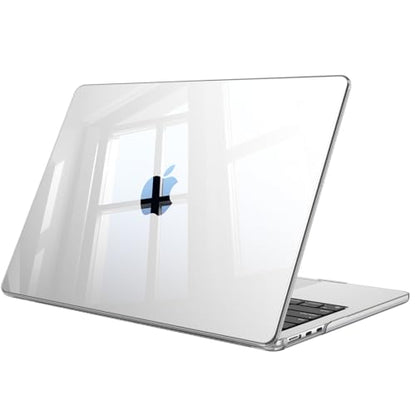 Fintie Case for MacBook Air 13 inch A3449/A3240/A3113/A2681 2022-2026 | M2/M3/M4/M5, Snap On Hard Shell, Full Port Access, Easy On/Off, Lightweight, Crystal Clear - color: Soaring Pig