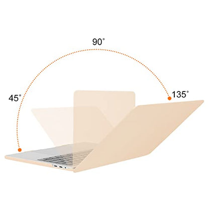MOSISO Compatible with MacBook Pro 13 inch Case M2 M1, Apricot | Plastic Hard Shell Case Cover 2026-2016A2338 A2251 A2289 A2159 A1989 A1708 A1706 with/without Touch Bar - color: Apricot