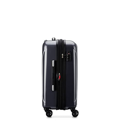 DELSEY PARIS Helium Aero Hardside Expandable Luggage with Spinner Wheels, Titanium, 2-Piece Set (21/28) - color: Titanium, size: 2-Piece Set (21/28)