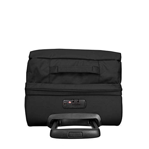 Eastpak Tranverz L – 121L Large Wheeled Luggage with Dual Compartments, TSA Lock, Compression Straps & Smooth-Wheeling System, Black - color: Black, size: 121 Liter Checked Bag