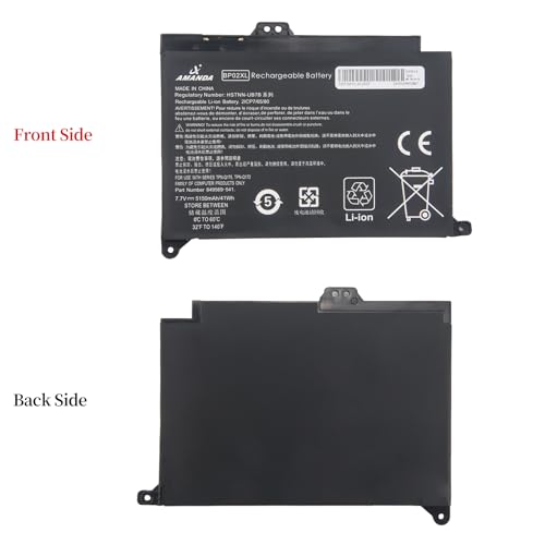 BP02XL 849909-850 Battery for HP Pavilion Laptop 15-AU 15-AW | for 15-AU057CL 15-AU030WM 15-AU063NR 15-AU123CL 15-AW002LA 15-AW053NR 15-AU091NR 15-AU023CL BPO2XL TPN-Q172