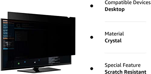 [2 Pack] Computer Screen Privacy Shield 27 inches for Widescreen Computer Monitor – Date Protection for Desktop Computer Security – Anti-Glare, Anti-Scratch, Blocks 96% UV–16:9 Aspect Ratio