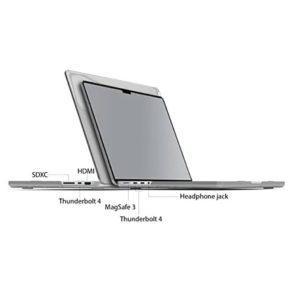 IBENZER Compatible with MacBook Pro 14 Inch Case 2026 2025 2024 2023 2022 M5 M4 M3 M2 M1 A3434 A3112 A3185 A3401 A2918 A2992 A2779 A2442 Mac Pro/Max,HardShellCase&KeyboardCover,CrystalCLR,T14CYCL+1 - color: Crystal Clear, size: For Macbook Pro 14" with To