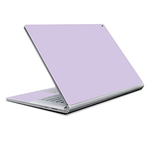 Mightyskins Skin Compatible With Microsoft Surface Book 2 13" (2017) - Solid Lilac | Protective, Durable, And Unique Vinyl Decal Wrap Cover | Easy To Apply, Remove, And Change Styles | Made In The Usa - color: Lilac