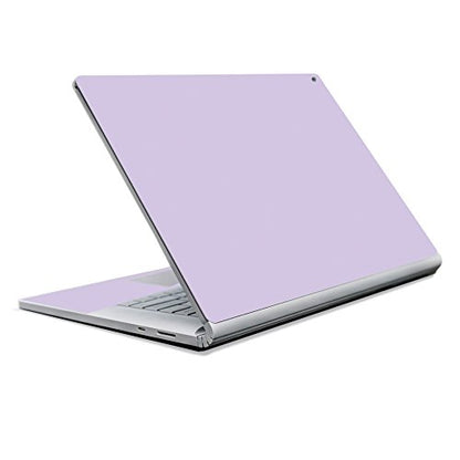 Mightyskins Skin Compatible With Microsoft Surface Book 2 13" (2017) - Solid Lilac | Protective, Durable, And Unique Vinyl Decal Wrap Cover | Easy To Apply, Remove, And Change Styles | Made In The Usa - color: Lilac