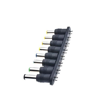 8PCS/Set Universal AC DC Power Adapter 2pin Plug Charger Tips for Sony for Lenovo PC Notebook Laptop