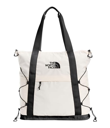 THE NORTH FACE Borealis Tote Bag | Over Shoulder & Backpack Carry Options, Water Repellent, 16" Laptop Sleeve - color: Gardenia White/Tnf Black-npf