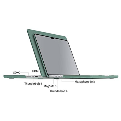 IBENZER Compatible with MacBook Pro 14 Inch Case 2026 2025 2024 2023 2022 M5 M4 M3 M2 M1 A3434 A3112 A3185 A3401 A2918 A2992 A2779 A2442 Mac Pro/Max,HardShellCase&KeyboardCover,Green, T14MTGN+1 - color: Midnight Green, size: For Macbook Pro 14" with Touch