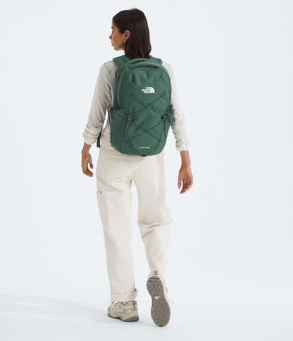 The North Face Jester Everyday Laptop Backpack, Duck Grn Dk Hth, OSFA | Commuter Travel Bag, Laptop Sleeve, Water-Repellent - color: Duck Green Dark Heather