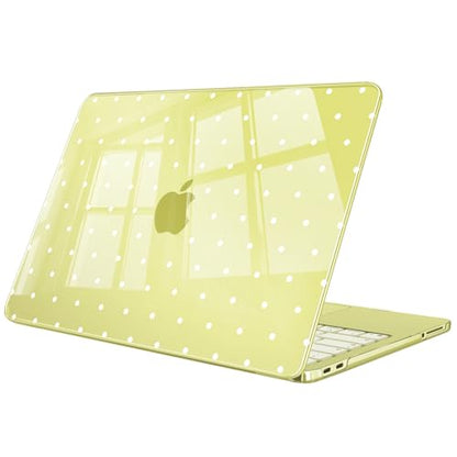 Fintie Case for MacBook Neo 13 Inch A3404 2026, Citrus Polka Dot | Snap-On Hard Shell Cover, Ultra-Thin, Slim Fit, Lightweight - color: Citrus Polka Dot
