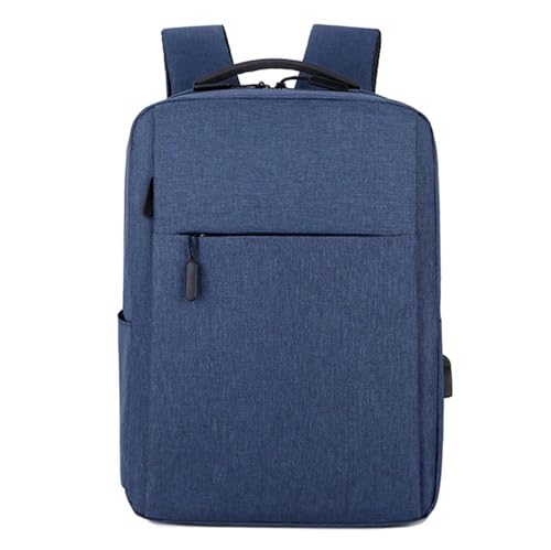 15 Inch Laptop Backpack,Business Bag with USB Port for Travel & Commute Blue - color: Blue