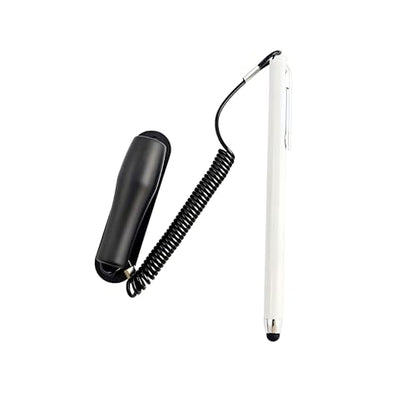 Capacitive Stylus Pen Anti Lost Design with Holder and Elastic Tether Portable Touch Pen for Tablets Smart Phones Laptops and Car GPS Ideal for Office Travel and Daily Vehicle Use