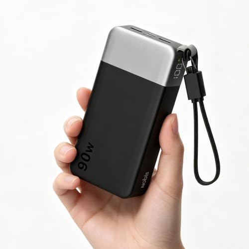 NOBIS Power Bank 90W 20000mAh Laptop Portable Charger - color: Black