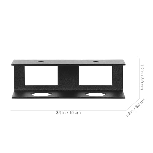 Cabilock Desk Laptop Mount Carbon Steel Notebook Holder for Study Room Office Use Black Portable Laptop Support Rack