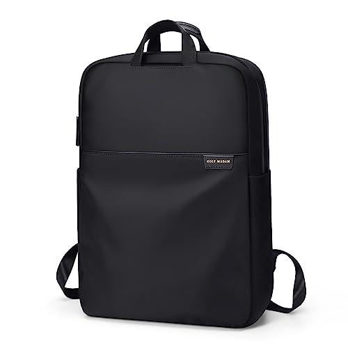 GOLF SUPAGS Travel Laptop Backpack for Women Anti Theft Slim Durable College Bookbag Business Computer Bag Fit 13.3Inch Notebook (Black, 13.3Inch) - color: Black, size: 13.3 Inch