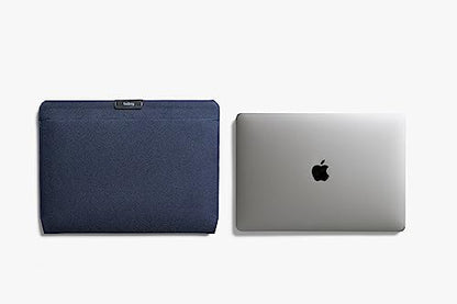 Bellroy Laptop Sleeve (Fits 14 Inch Laptop or MacBook, Slim Protective Case with Magnetic Closure) - Navy - color: Navy
