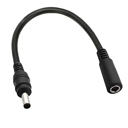 LOKEKE DC 4.5mm Tip Adapter Extension Cable, DC Jack 4.5 x 3.0mm Female to 4.5 x 3.0mm Tip Male Charger Power Cord Cable for Laptop