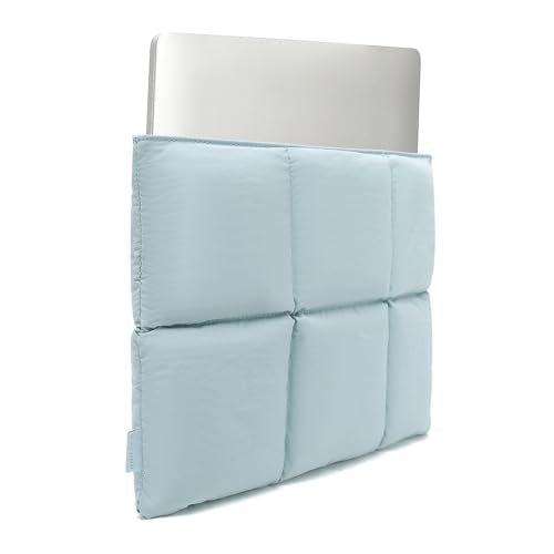 Puffy Laptop Sleeve 13 Inch 14 inch, Sky Blue | Pillow Shape Laptop Sleeve, Compatible MacBook Pro 13inch 14 Inch M4 M5 Pro/Max, MacBook Air M1 M2 M3 2026, MacBook Neo - color: Sky Blue, size: For 13"-14" MBA/MAP M4 M3 M2 M1