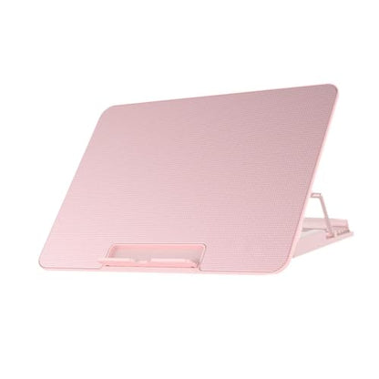 Laptop Cooling Pad with 6 Fans and Adjustable Height for Enhanced Performance, Pink