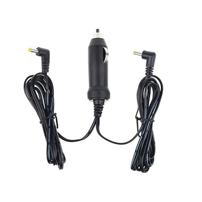Guy-Tech Car Two Output DC Adapter Compatible for Garmin Rino 520 530 520HCx 530HCx (2 O/P fits Pair) 2 Way Radio and Handheld GPS Receiver Auto Power Supply Cord Cable Battery Charger