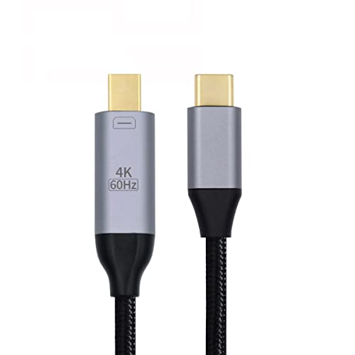 CY Type-C Video Cable USB 3.1 USB-C to MINI-DP Displayport Support 4K 60hz Cable 1.8m for Monitor Laptop HDTV - color: Black USBC to MINI-DP 4K