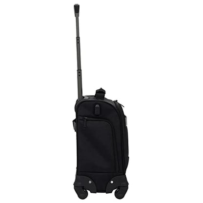 Wrangler 17" Underseat Spinner Carry-On Luggage, Black - color: Black