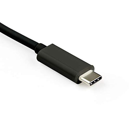 StarTech.com USB C to DisplayPort Adapter with Power Delivery - 8K 60Hz /4K 120Hz USB Type C to DP 1.4 Video Converter w/ 60W PD Pass-Through Charging - HBR3 - Thunderbolt 3 Compatible (CDP2DP14UCPB) | 4K 120Hz, HDR, HBR3, DSC, 32.4Gbps, DP Alt Mode, DP m