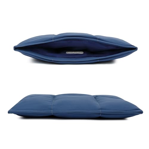 Puffy Laptop Sleeve 15 inch 16 inch, Blue | Pillow Shape Laptop Sleeve, Compatible MacBook Air 15 in M4 2025 & MacBook Pro 15/16 in M1 M2 M3 M4 M5 2024 - color: Blue, size: For 15"-16" MBA/MAP M4 M3 M2 M1