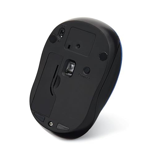 Verbatim 2.4G Wireless LED Silent Mouse - Noiseless and Silent Click Computer Mouse with Nano Receiver for Mac and PC - Blue - style: Blue Mouse