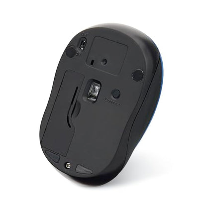 Verbatim 2.4G Wireless LED Silent Mouse - Noiseless and Silent Click Computer Mouse with Nano Receiver for Mac and PC - Blue - style: Blue Mouse