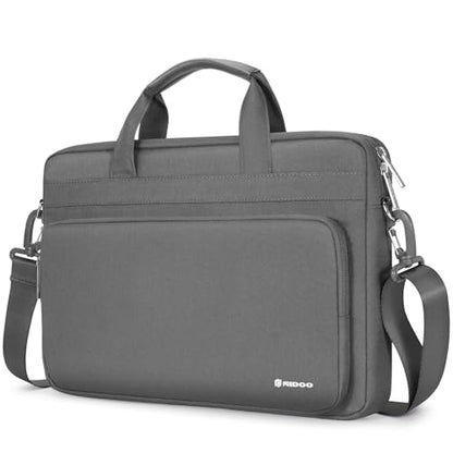 NIDOO 15.6 Inch Laptop Briefcase Shoulder Bag Sleeve Carrying Case for Lenovo IdeaPad Gaming 3i / Legion 5 Gen 6/ ThinkPad P15s T15/ Legion 7i/ Dell G16/ 16" HP ENVY Laptop 17t-cw000 - color: Dark Grey, size: 15.6 inch