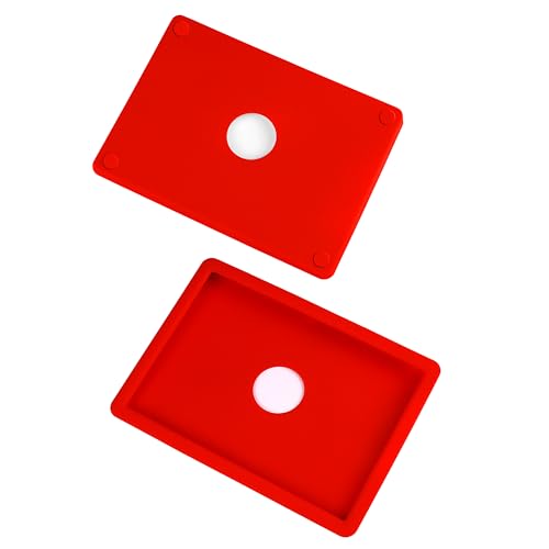 Silicone Cover for Magic Trackpad 2 & USB-C, Anti-Slip Washable Protective Case, Thin Skin Protector for Apple Magic Trackpad - color: Red