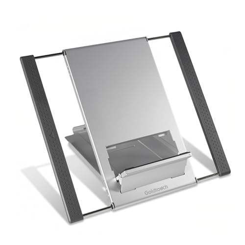 Goldtouch KOV-GTLS-0055 Go! Travel Laptop and Tablet Stand (Aluminum),Black