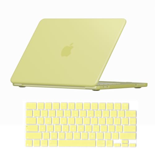 Se7enline for MacBook Neo Case 13 inch 2026 Model A3418,Citrus | Hard Shell Laptop Case Washable Keyboard Cover Skin Anti-Scratch Anti-Drop Heat Dissipation Full Port Access Slim Lightweight - color: Citrus, size: 13 Inch