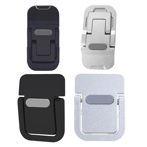 2Pcs Foldable Laptop Stand Portable Notebook Holder Adjustable Cooling Bracket for Tablet Ergonomic Holder - color: Silver Doubleset Mo