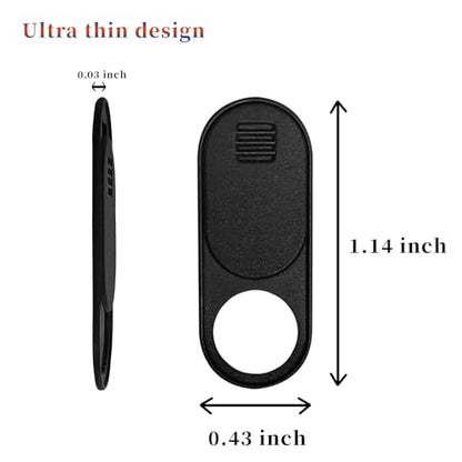 3 Pack Ultra-Thin Camera Cover Slide for Tesla Model 3 / Y Interior Cabin Camera Laptop PC Front-Facing Webcam Sticker Blocker Protect Your Privacy (Classic Version) - color: Classic Version