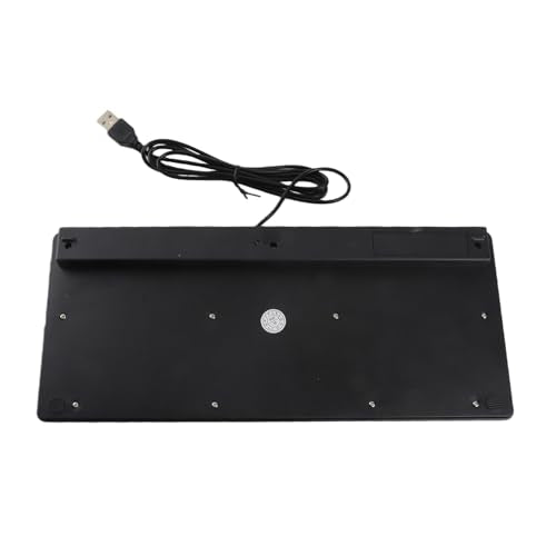 Dioche Small Wired Keyboard, Small Keyboard Ultra Thin Mini USB Wired Keyboard with 78 Keys Keyboards Wired Keyboard for Desktop Computer Laptop PC (Black)