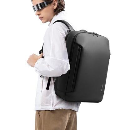 BANGE Business Smart Backpack for Men and Women，can holds 15.6 Inches Laptop Backpack, Waterproof Commute Work Travel Backpack, Flight Carry-On (gray) - color: Gray