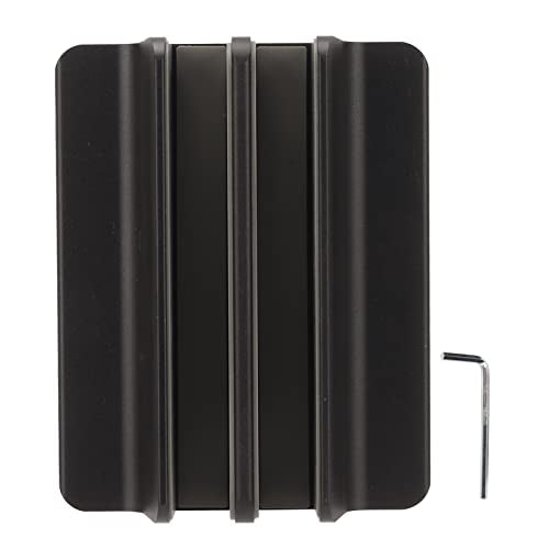 flexman Vertical Laptop Stand Holder, Double Dock Cooling Aluminum Alloy Desktop Stand Holder with Silicone Protective Pad for Computers, Tablets, Books Storage