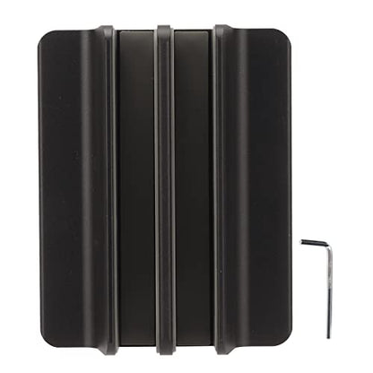 flexman Vertical Laptop Stand Holder, Double Dock Cooling Aluminum Alloy Desktop Stand Holder with Silicone Protective Pad for Computers, Tablets, Books Storage