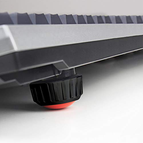 HOTLINEGAMES H2 Ergonomic Keyboard Riser Laptop Notebook Stand Holder Cooler Laptop Cooling Pad (Black-Red) - color: Black-Red