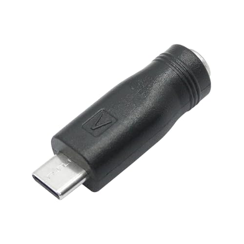DC Barrel Jack to USB-C Adapter (5-Pack), 2.1 x 5.5mm Female to USB Type-C Male Power Converter for Supplying USB-C Devices from DC Source, for DIY, Arduino, Raspberry Pii - style: DC to USB C