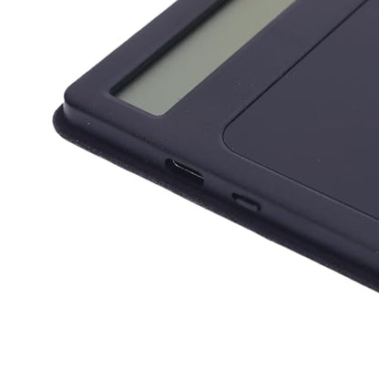 LICAEVEY 23 Keys Bluetooth Number Pad with Touchpad and Calculator 3-in-1 Foldable Ultra Thin Wireless Numeric Keypad for Laptop Tablet PC Includes PU Leather Case