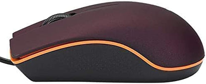 Guiheng Wired mini Mouse, USB Wired Computer Mice for Right or Left Hand, Ergonomic Computer Mouse with Durable Clicks for PC, Computer, Laptop, Desktop, Chromebook, Notebook, Mac (Black) - color: black